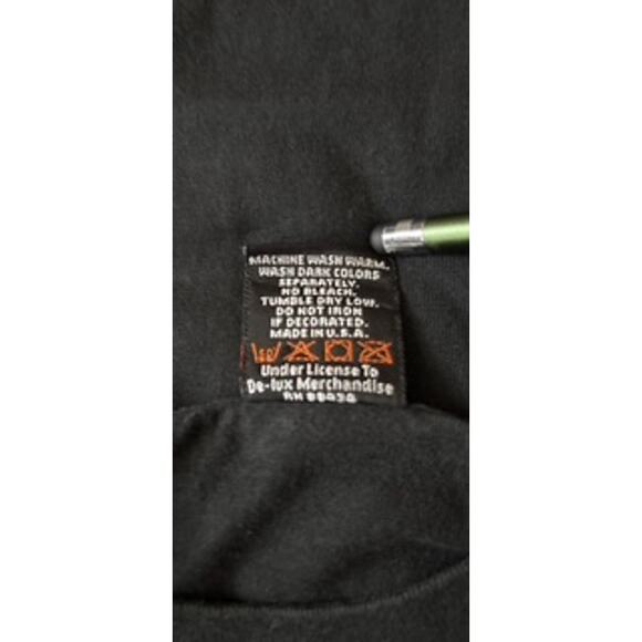 Vintage Harley-Davidson T-Shirt Black Eagle Wolf UK Graphics Multi Unisex XL - Picture 6 of 7